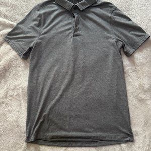 Lululemon Short Sleeve Evolution Polo Dark Grey